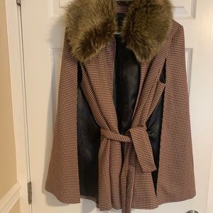 Cape forever 21 coat